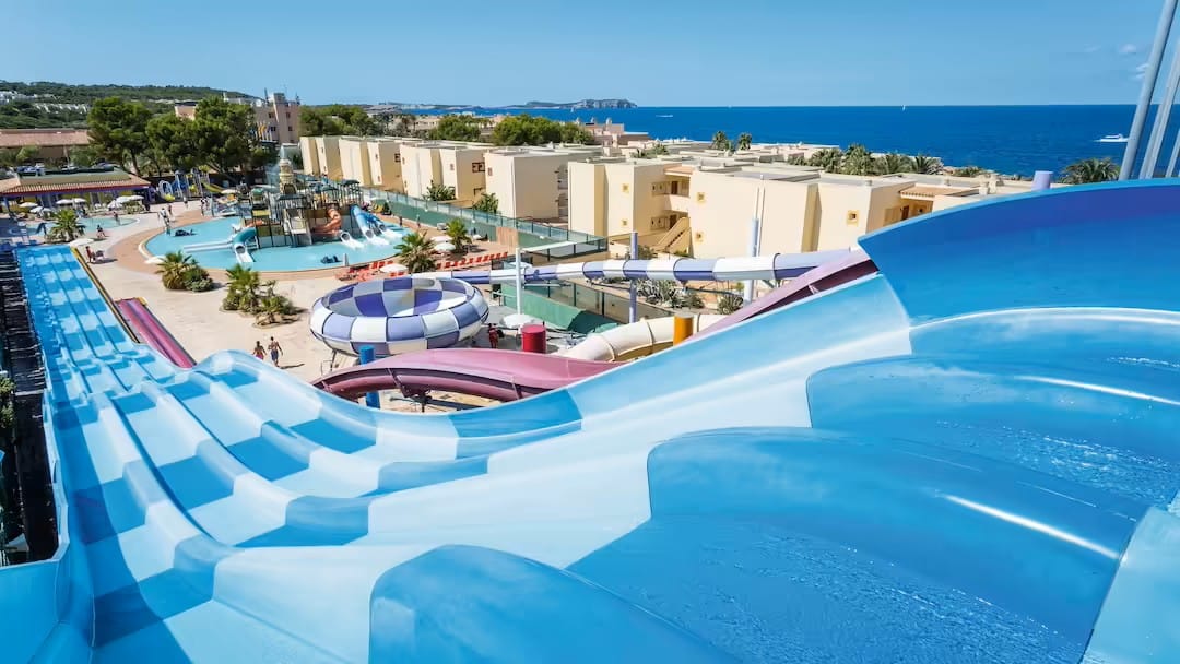 ibiza hotel with waterslides