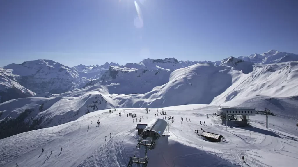 skiing with toddler