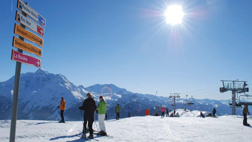 skiing with toddler