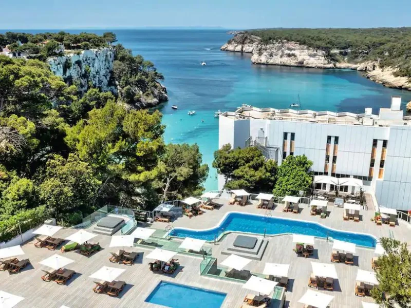 beachfront hotel in menorca