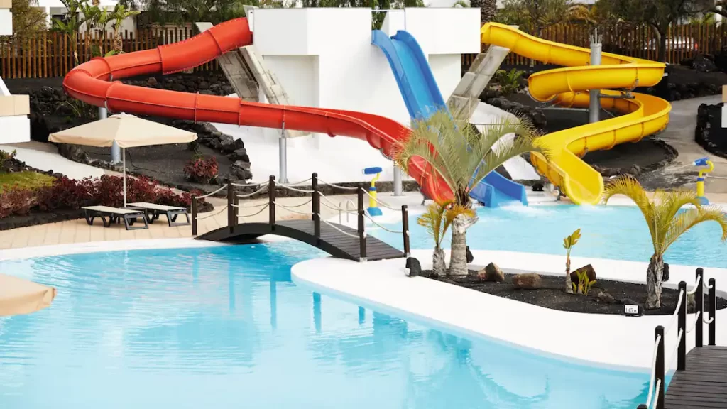 toddler friendly hotel in lanzarote with waterslide