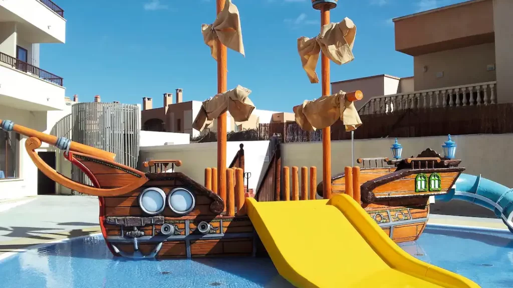 hotel for toddlers ibiza with a splash park