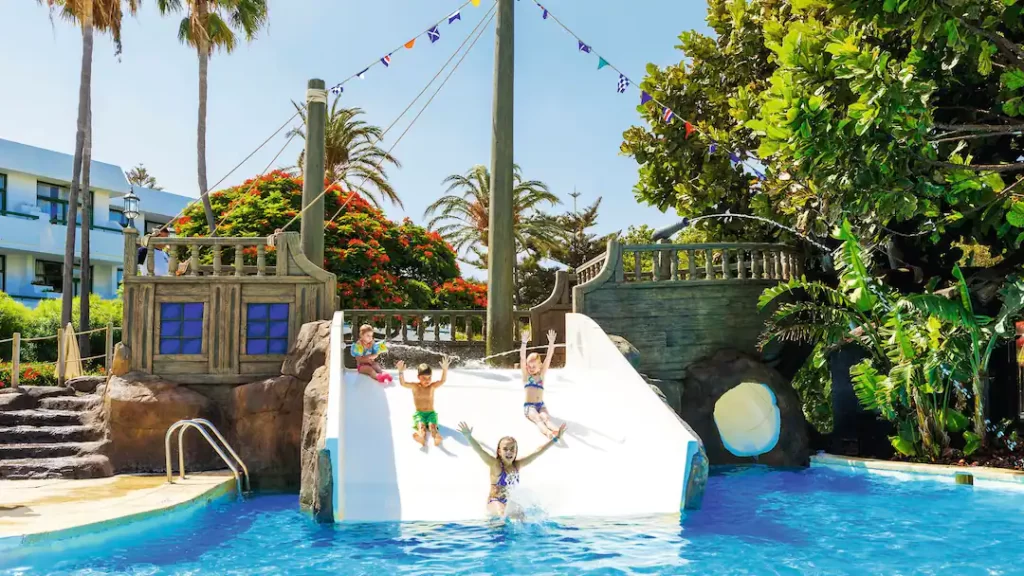 toddler friendly hotels in lanzarote with waterslides