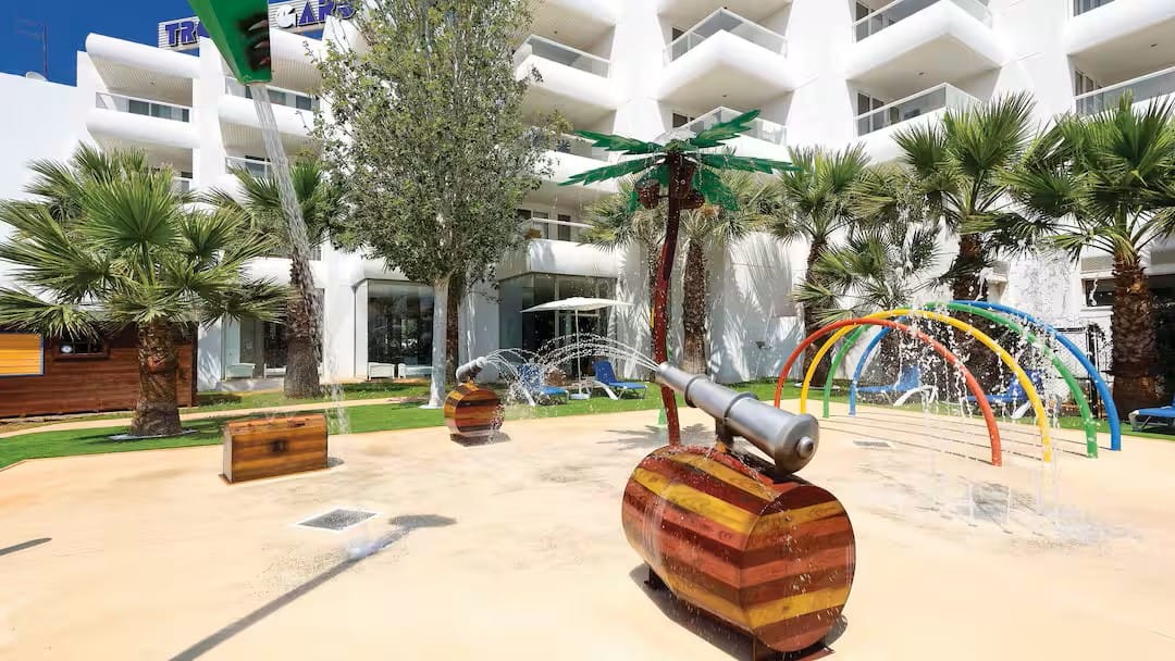 family friendly hotel ibiza with swim up room