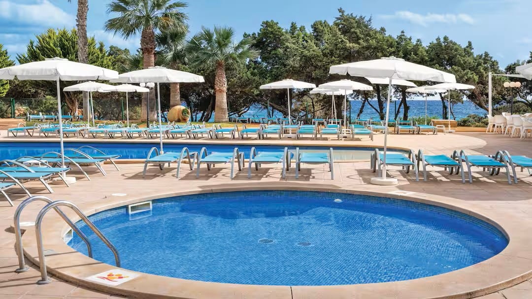 family friendly hotel ibiza with swim up room