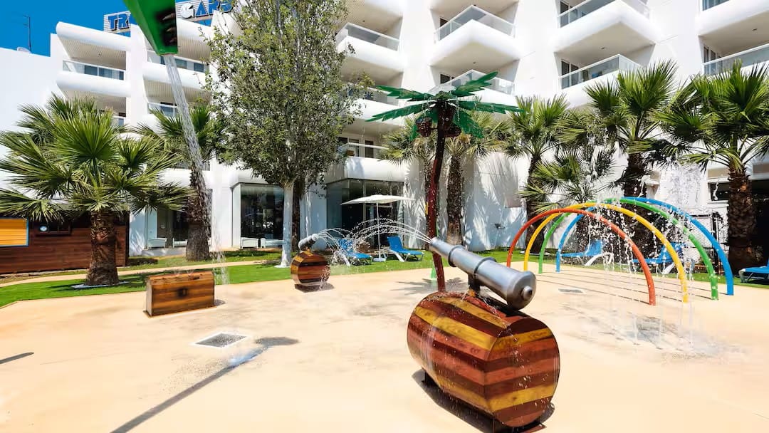 family friendly hotel ibiza with swim up room