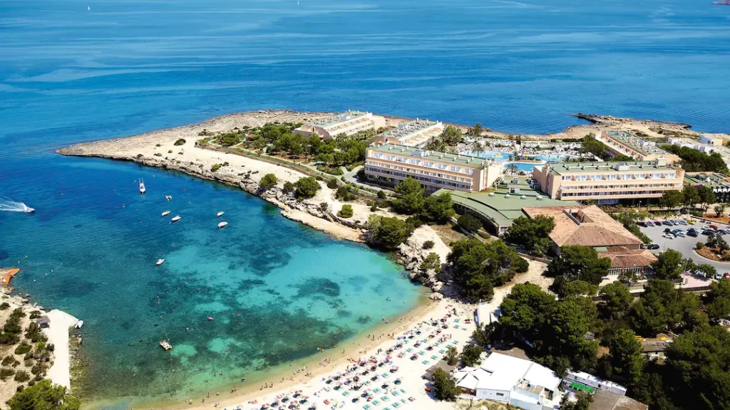 family friendly hotel in ibiza with a swim up room