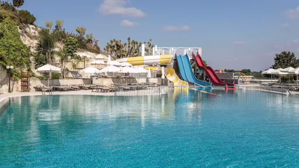 cyprus hotel with waterslides