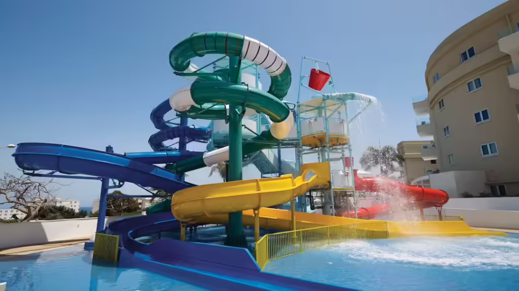 cyprus hotel with waterslides