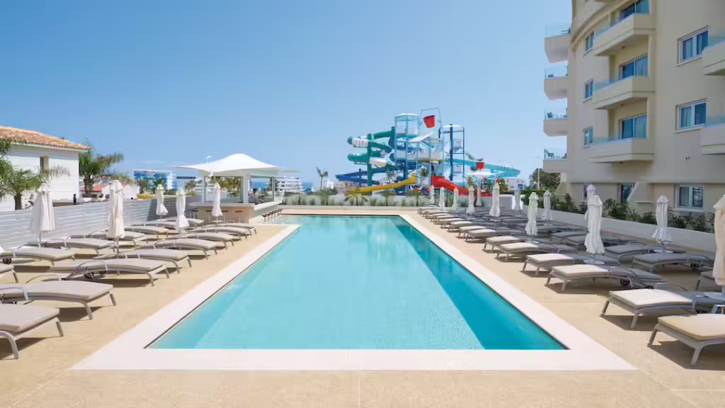cyprus hotel with waterslides