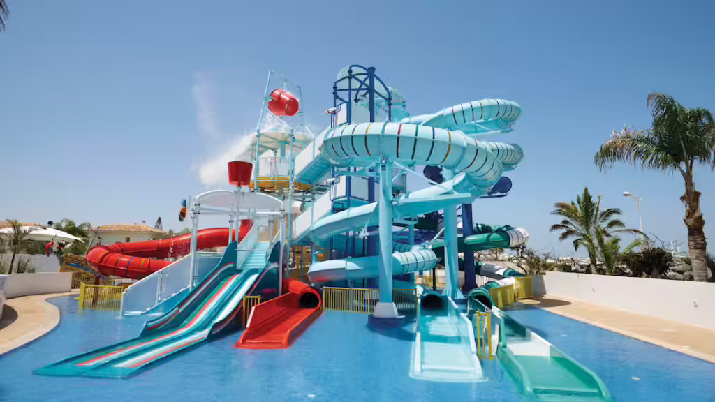 cyprus hotel with waterslides