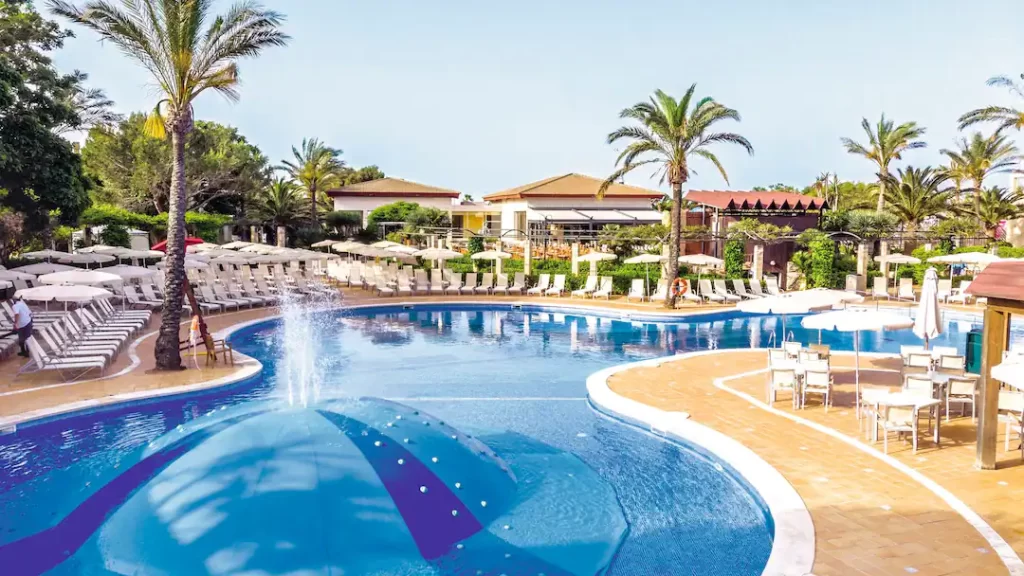 family friendly hotel in ibiza with a swim up room