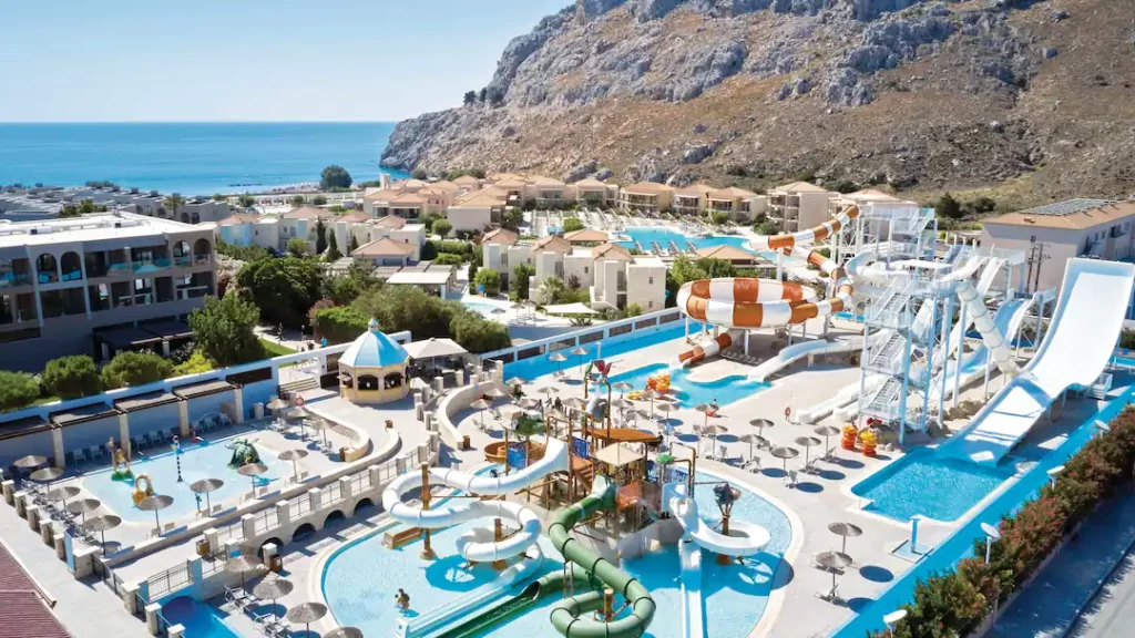 family friendly hotel in greece with swim up rooms