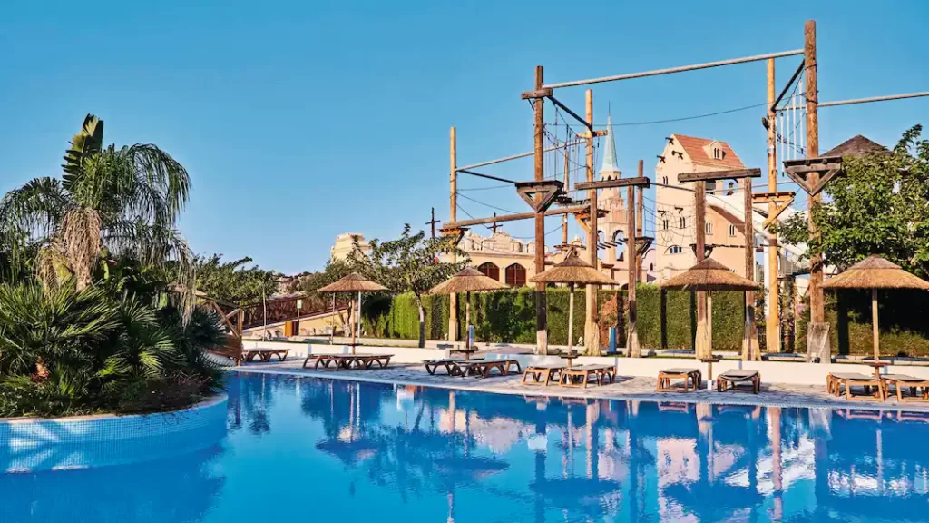 family friendly hotel in greece with swim up rooms