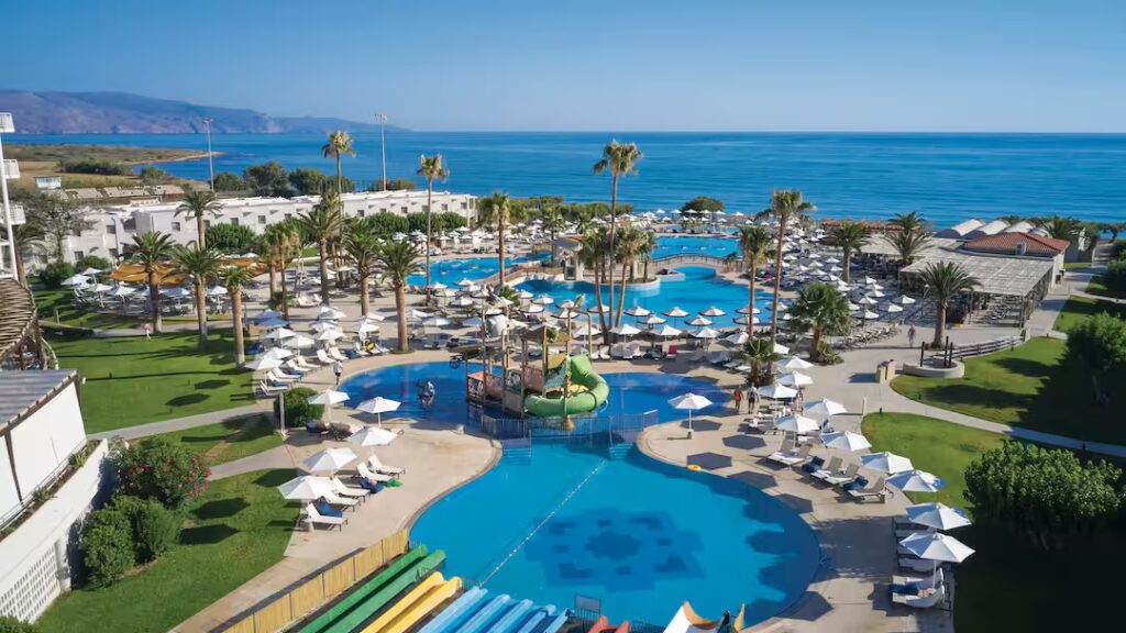 hotel in Crete with waterparks