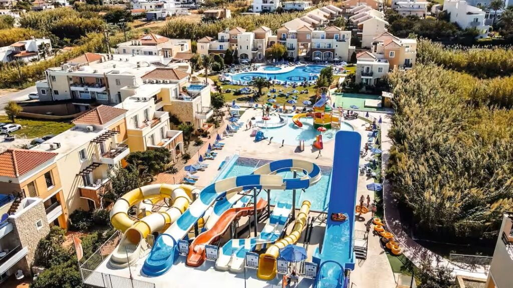 toddler friendly hotel crete with a waterpark