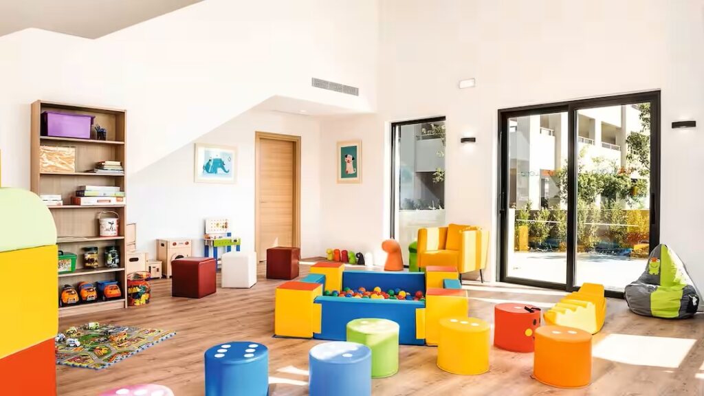 toddler friendly hotel in crete with waterslides