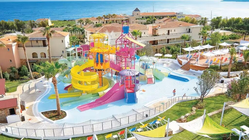 toddler friendly hotel in crete with waterpark