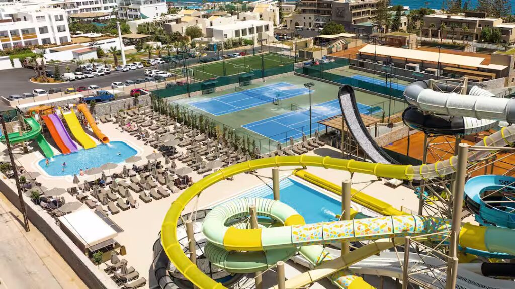 hotel in Crete with waterparks