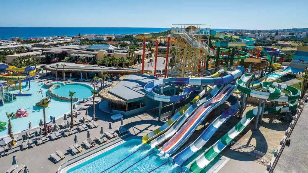 hotel in Crete with waterparks