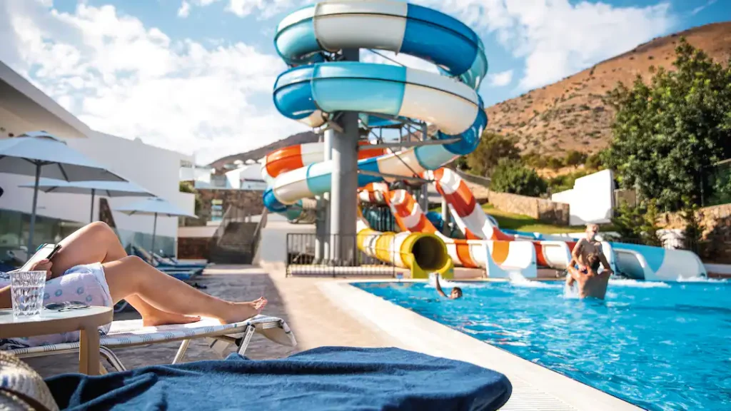 toddler friendly hotel in crete with a waterpark
