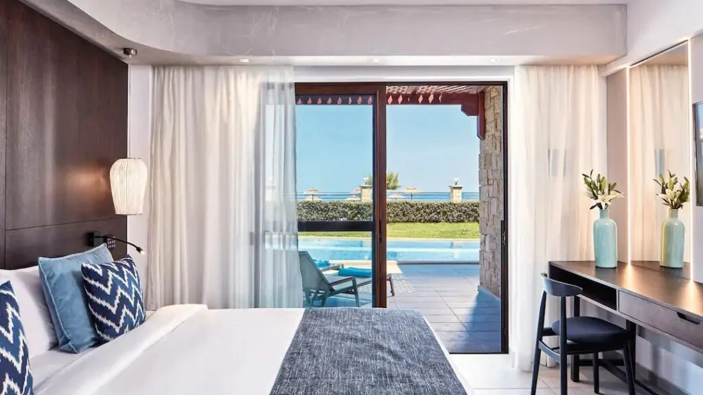 toddler friendly hotel in crete with a splash park