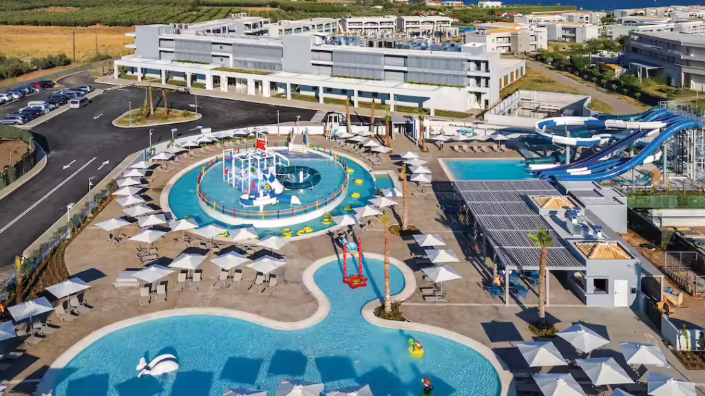 toddler friendly hotel in greece with a short transfer