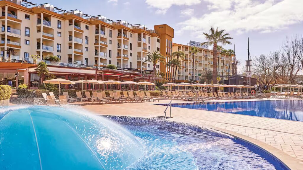 hotel in Majorca with a a splash park