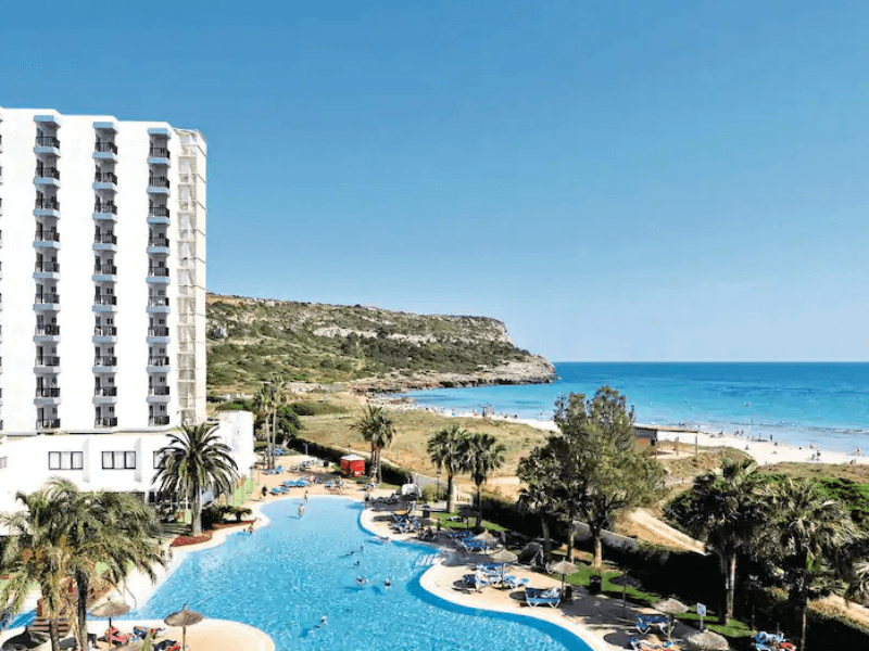 beachfront hotel in Menorca