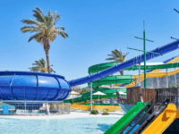 all inclusive resort with waterslides