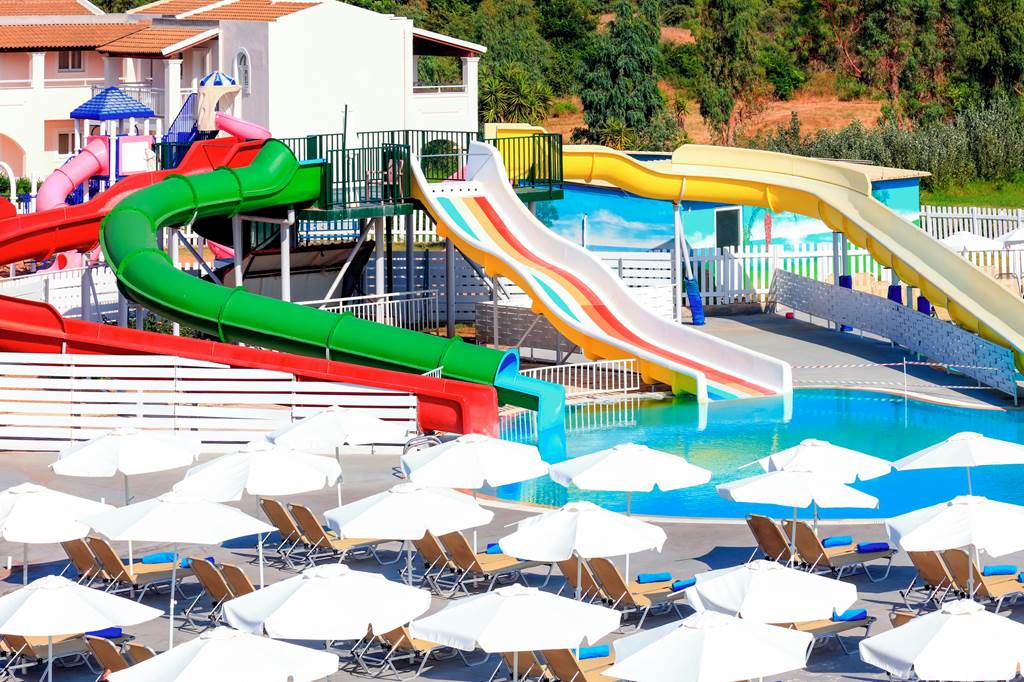 all inclusive resort with waterslides