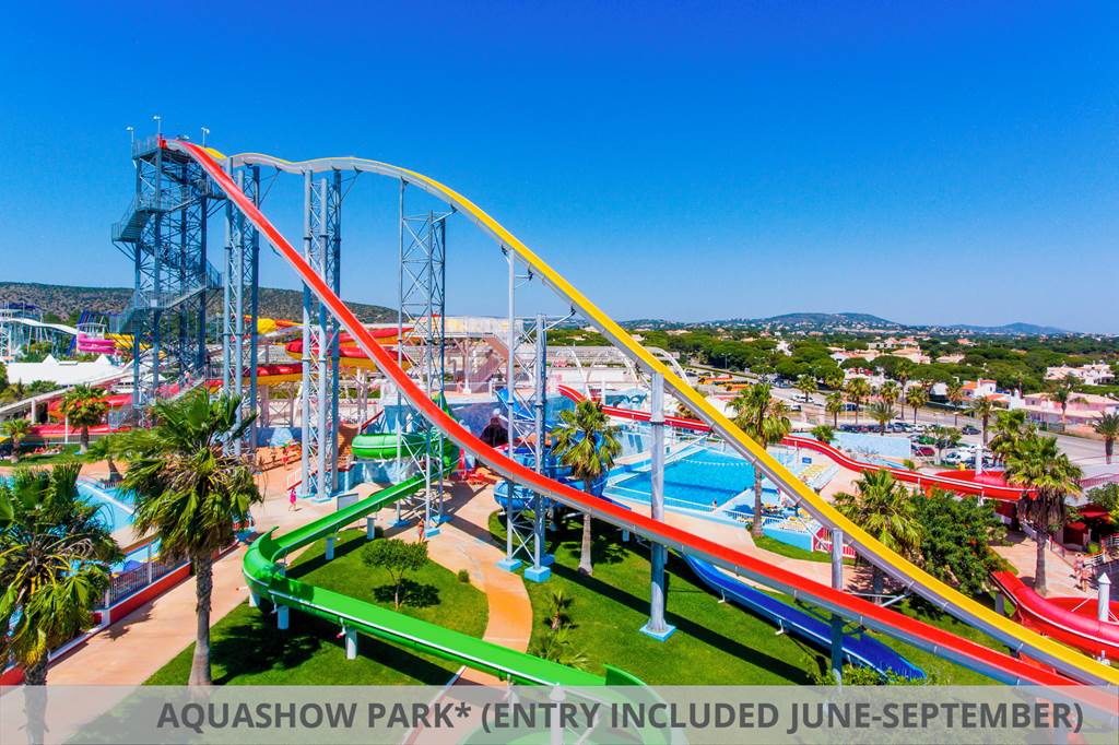 all inclusive resort with waterslides