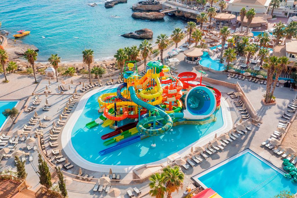 all inclusive resort with waterslides