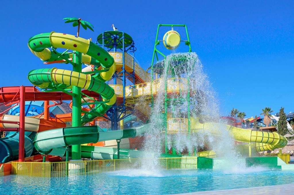 all inclusive resort with waterslides