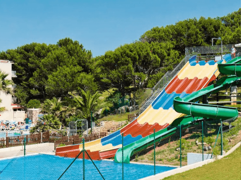 hotel in menorca with splash park