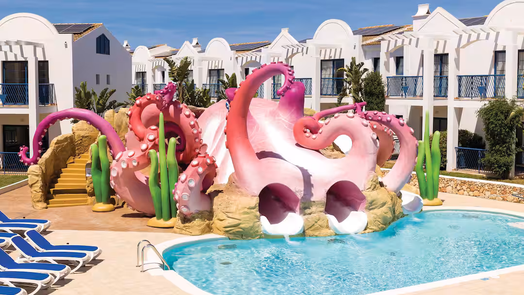 menorca hotels with splash parks